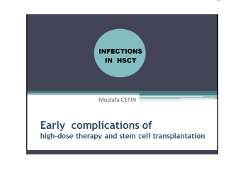 EARLY COMPLICATIONS OF INFECTION ORIGIN